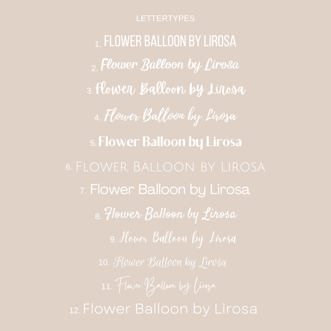 Flower Balloon