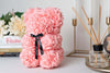 Rose Bear Small - 25CM | Bloemen Beer | Rozen Teddybeer | Valentinescadeau Rozen Teddybeer | LIROSA