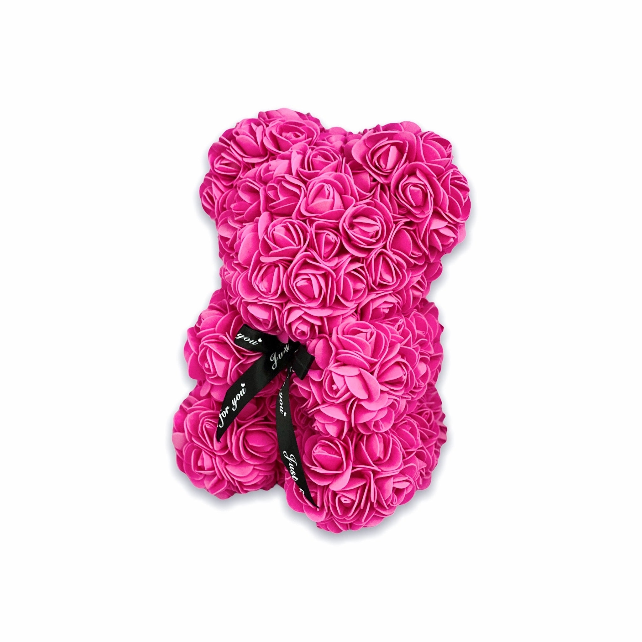 Rose Bear Small - 25CM | Bloemen Beer | Rozen Teddybeer | Valentinescadeau Rozen Teddybeer | LIROSA